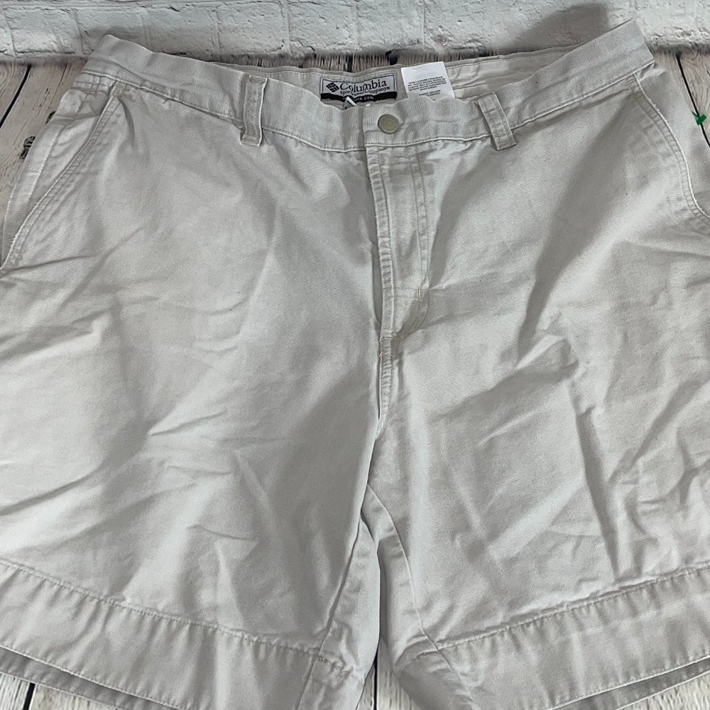 COLUMBIA MEN'S HIKING CARGO SHORTS SIZE 36